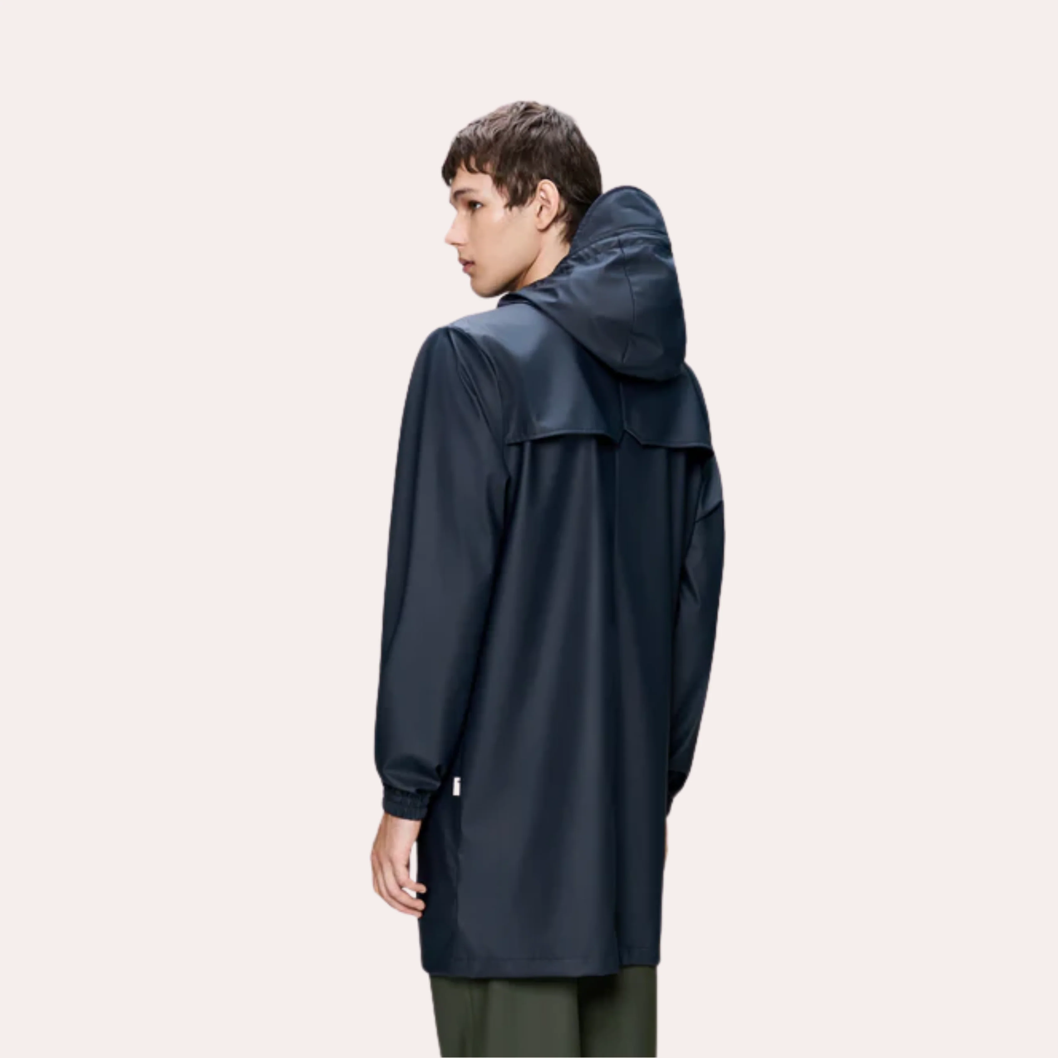 Imperméable long navy - Image 3